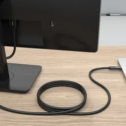 Usb Cables<Staples TECH 3.3 ft. USB-C to Micro USB Type-B Audio/Video Cable, Male to Male, Black (ST62445)