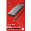 Usb Hubs<Staples TECH 8-Port Hub, Gray (ST62383)