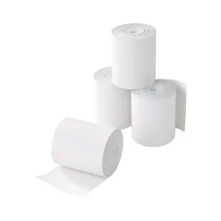 Discount Thermal Cash Register/POS Rolls, 1-Ply, 2 1/4" x 80', BPA Free, 50/Carton (18226-CC) Pos Paper