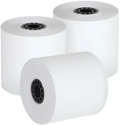 Clearance Thermal Heavy-Weight POS Paper Rolls, 1-Ply, 4" x 80', 36/Carton (3554) Pos Paper