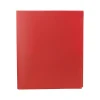 Staples Tri-Fold Folders, Red, 5/Pack (23300)
