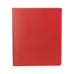 Staples Tri-Fold Folders, Red, 5/Pack (23300)