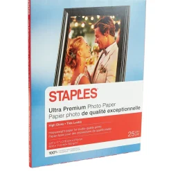 Discount ® Ultra Premium Photo Paper, 8.5" x 11", High Gloss, 25/Pack (15005/19890) Photo Paper