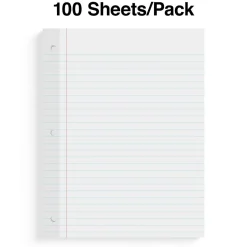 Staples Wide Ruled Filler Paper, 8