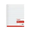 Staples Wide Ruled Filler Paper, 8" x 10.5", White, 100 Sheets/Pack, 12 Packs/Carton (TR23904) Best