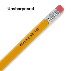 Staples ® Wooden Pencil, 2.2mm, #2 Medium Lead, 8/Pack (ST60571-US)