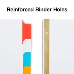 Staples Write-On Dividers, 8-Tab, Assorted Color s, 4/Pack (13511/23179) Online