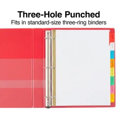 Staples Write-On Dividers, 8-Tab, Assorted Color s, 4/Pack (13511/23179) Online