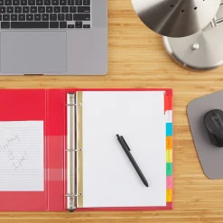 Staples Write-On Dividers, 8-Tab, Assorted Color s, 4/Pack (13511/23179) Online