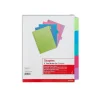 Staples Write-On Dividers, 5-Tab, Assorted Colors (13512/23180) Sale