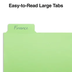 Staples Write-On Dividers, 5-Tab, Assorted Colors (13512/23180) Sale