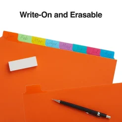 Staples Write-On Dividers, 8-Tab, Assorted Colors (13513/23181) Discount