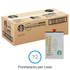 Keurig K-Cups<Starbucks Blonde Espresso Coffee Verisimo Freshpack, Espresso Roast, 72/Carton (MDR00219)
