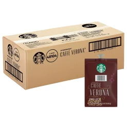 Keurig K-Cups<Starbucks Caffe Verona Coffee Flavia Freshpack, Dark Roast, 80/Carton (MDR01039)
