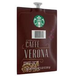 Keurig K-Cups<Starbucks Caffe Verona Coffee Flavia Freshpack, Dark Roast, 80/Carton (MDR01039)