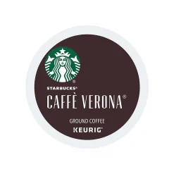 Keurig K-Cups<Starbucks Caffe Verona Coffee Keurig® K-Cup® Pods, Dark Roast, 96/Carton (SBK18998CT)
