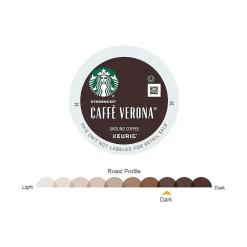Keurig K-Cups<Starbucks Caffe Verona Coffee Keurig® K-Cup® Pods, Dark Roast, 96/Carton (SBK18998CT)