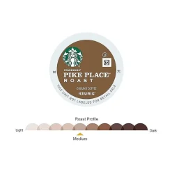 Keurig K-Cups<Starbucks Pike Place Coffee Keurig® K-Cup® Pods, Medium Roast, 96/Carton (SBK18994CT)