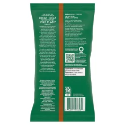 Coffee<Starbucks Pike Place Roast Decaf Ground Coffee, Medium Roast, 2.5 oz., 18/Box (11023061)