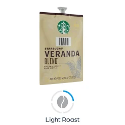 Keurig K-Cups<Starbucks Veranda Blend Coffee Flavia Freshpack, Blonde Roast, 80/Carton (MDR01037)