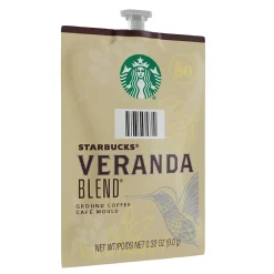 Keurig K-Cups<Starbucks Veranda Blend Coffee Flavia Freshpack, Blonde Roast, 80/Carton (MDR01037)