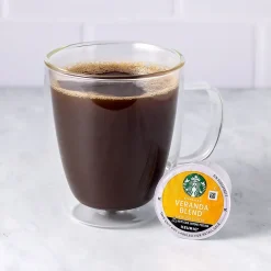 Coffee<Starbucks Veranda Blend K-Cup Pods, Light Roast, 72/Box (220-02161)