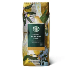 Coffee<Starbucks Veranda Blend Whole Bean Coffee, Blonde Roast, 16 oz. (SBK96270)