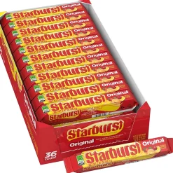 Gummy & Chewy Candy<Starburst Original Fruit Chews Candy, 2.07 oz, 36/Box (MMM01151)