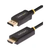 Ethernet Cables<StarTech 6' Active DisplayPort to HDMI Cable, Male to Male, Black (6F-DP-HDMI-4K60-HDR)