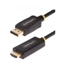 Hdmi Cables<StarTech 10' Active DisplayPort to HDMI Adapter Cable, Male to Male, Black (10F-DP-HDMI-4K60-HDR)