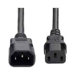 Power Cables<StarTech 6' C14 to C13 Power Cable, male to Female, Black (8714-6600-POWER-CORD)