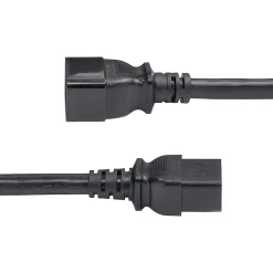 Power Cables<StarTech 2' C19 to C20 Power Cable, Male to Female, Black (BA16-2200-POWER-CORD)