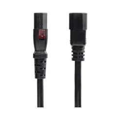 Power Cables<StarTech 4' C14 to Locking C13 Power Cable, Male to Female, Black (87L3-8400-POWER-CORD)