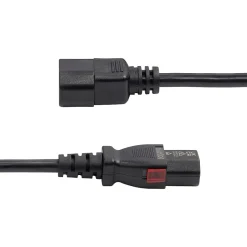 Power Cables<StarTech 4' C14 to Locking C13 Power Cable, Male to Female, Black (87L3-8400-POWER-CORD)