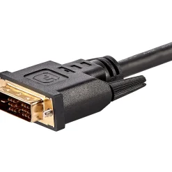 Hdmi Cables<StarTech 6' DVI-D to HDMI Display Cable, Male to Male, Black, 10/Pack (HDMIDVIMM610PK)