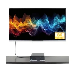 Hdmi Cables<StarTech 6.6' 8K DisplayPort to HDMI Adapter Cable, Male to Male, Space Gray (133DISPLAYPORTHDMI21)