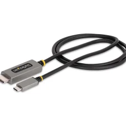 Usb Cables<StarTech 3.3' 8K USB-C to HDMI Adapter Cable, Male to Male, Space Gray (134B-USBC-HDMI211M)