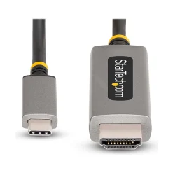 Usb Cables<StarTech 6.6' 8K USB-C to HDMI Adapter Cable, Male to Male, Space Gray (135B-USBC-HDMI212M)