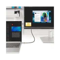 Usb Cables<StarTech 6.6' 8K USB-C to HDMI Adapter Cable, Male to Male, Space Gray (135B-USBC-HDMI212M)