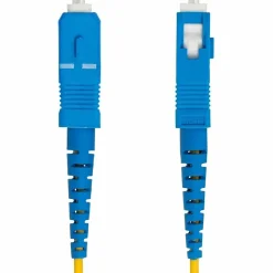Ethernet Cables<StarTech 3.2' LC Network to LC Network Networking Cable, Male, Yellow (SPSMLCSCOS21M)