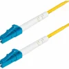 Ethernet Cables<StarTech 6.56' LC Network to LC Network Networking Cable, Male, Yellow (SPSMLCLCOS22M)