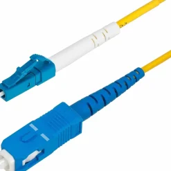 Ethernet Cables<StarTech 49.2' LC Network to LC Network Networking Cable, Male, Yellow (SPSMLCSCOS215M)