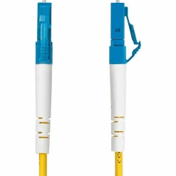 Ethernet Cables<StarTech 49.2' LC Network to LC Network Networking Cable, Male, Yellow (SPSMLCSCOS215M)