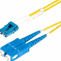Ethernet Cables<StarTech 164' LC Network to SC Network Networking Cable, Male, Yellow (SMLCSCOS230M)