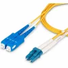 Ethernet Cables<StarTech 22.9' LC Network to SC Network Networking Cable, Male, Yellow (SMLCSCOS27M)