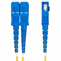 Ethernet Cables<StarTech 49' LC Network to SC Network Networking Cable, Male, Yellow (SMLCSCOS215M)