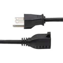 Power Cables<StarTech 10' NEMA 5-15P to NEMA 5-15R Power Cable, Male to Female, Black (231A-8A00-POWER-CORD)
