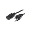 Power Cables<StarTech ® 12' NEMA5-15P To IEC 60320 C13 Standard Computer Power Cord, Black