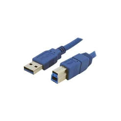 Usb Cables<StarTech ® 1' Superspeed A To B Male/Male USB 3.0 Cable, Blue