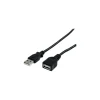 Usb Cables<StarTech 6' USB A Male to USB A Female Extension Cable, Black (USBEXTAA6BK)